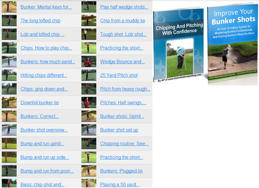 Build a Better Shortgame Videos and eBook screenshot